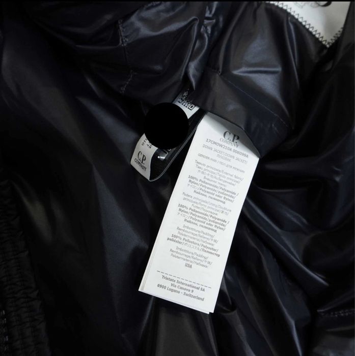 C.P. Company Black D.D. Shell Puffer Jacket