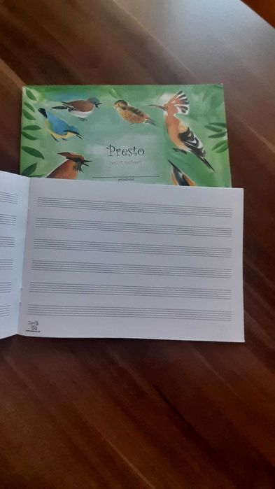 Zeszyt nutowy  PRESTO  wydawnictwo Euterpe.  Nowy - 2 szt.