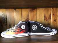 Sapatilhas West Coast Choppers Chamas All Star Style Flames Tenis