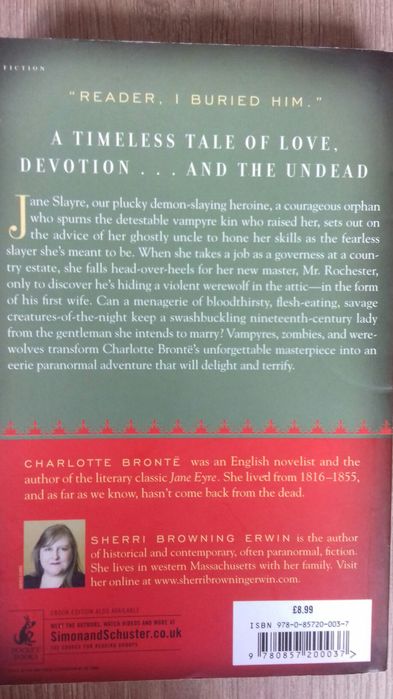 Jayne Slayre/Charlotte Bronte and Sherri Browning