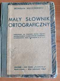 Mały słownik ortograficzny 1936 rok