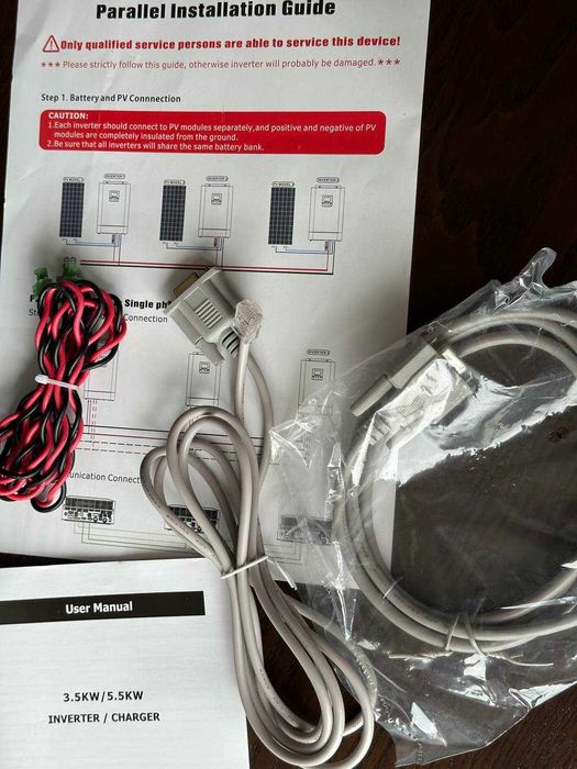 Інвертор daxtromn 5.5kW 48V Гібрид для сонячної станції  2 MPPT + WiFi