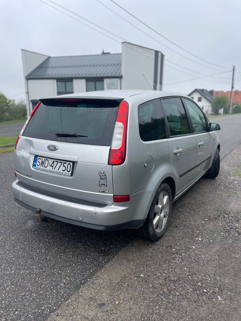 Ford C-Max 1.6 TDCi, 2005 r., srebrny