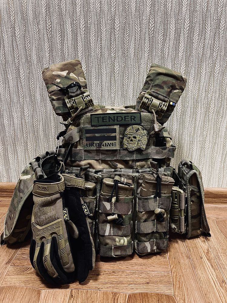 Плитоноска БЕЗ ПІДСУМКІВ на швидкозкидах cordura irr пропитка