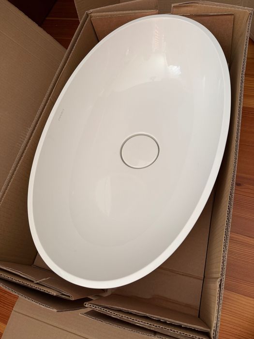 Umywalka nablatowa Omnires Shell M+