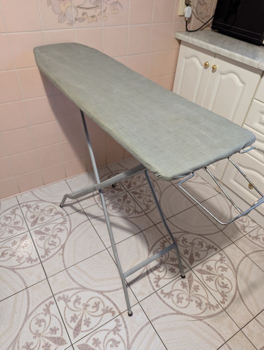 Deska do prasowania szara - 4 poziomy wys.