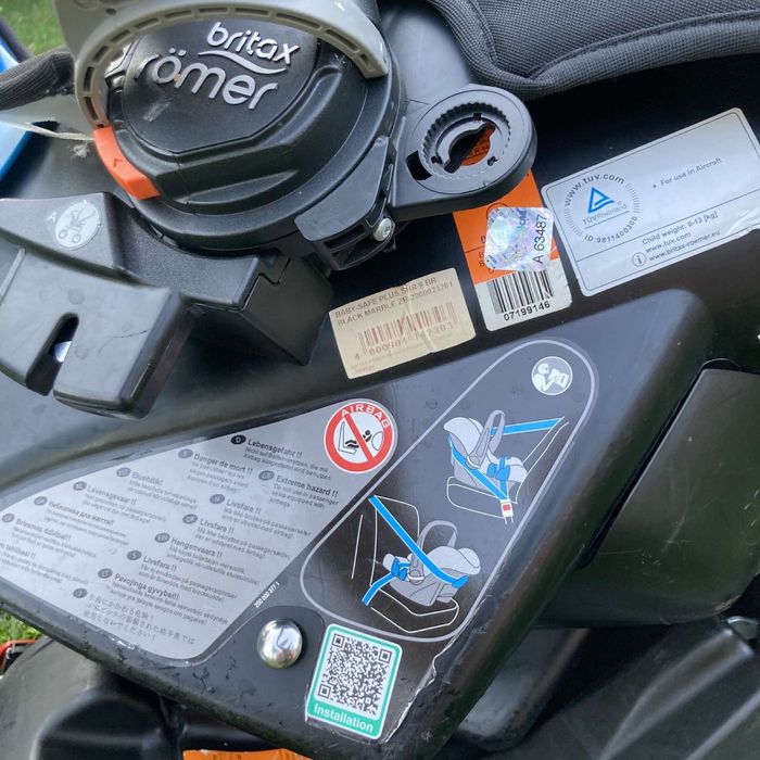 Дитяче автокрісло britax romer baby-safe ii-size автолюлька автокресло