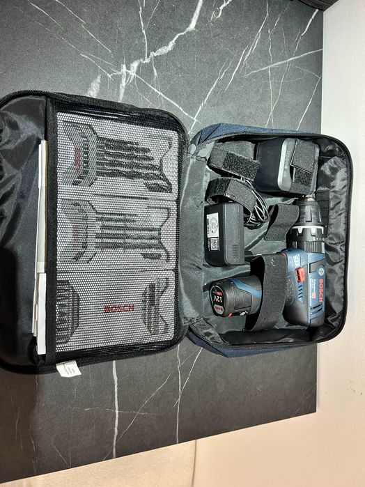 OKAZJA! Bosch GSB 12V-15 – stan jak nowa, komplet akcesoriów