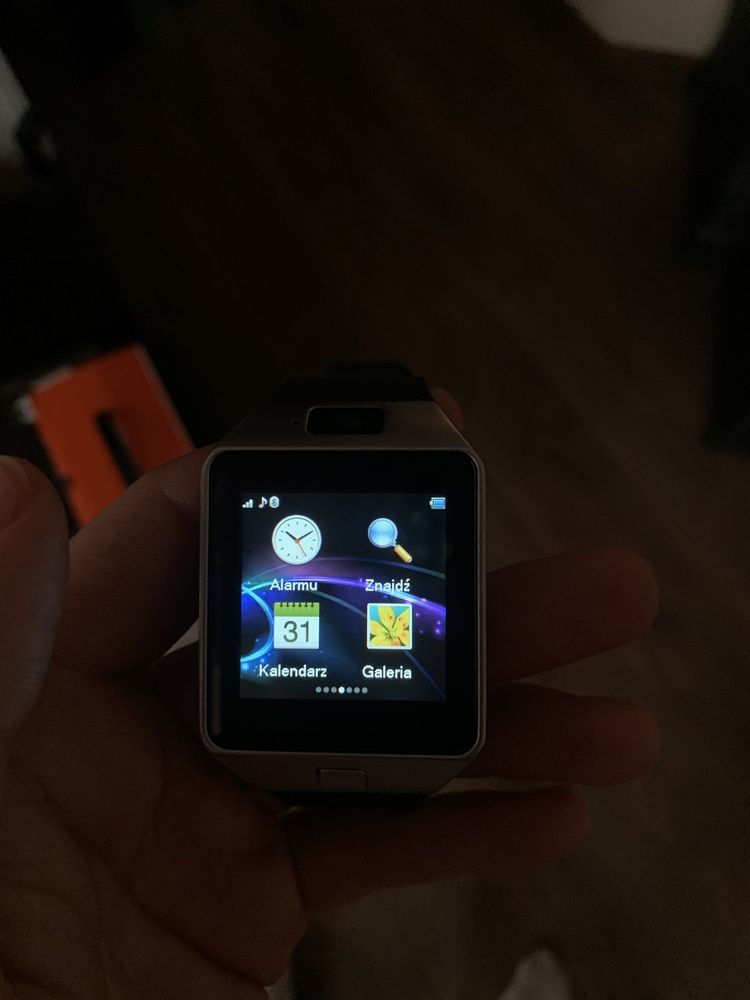 Smartwatch kamera, krokomierz, facebook, whats up itd