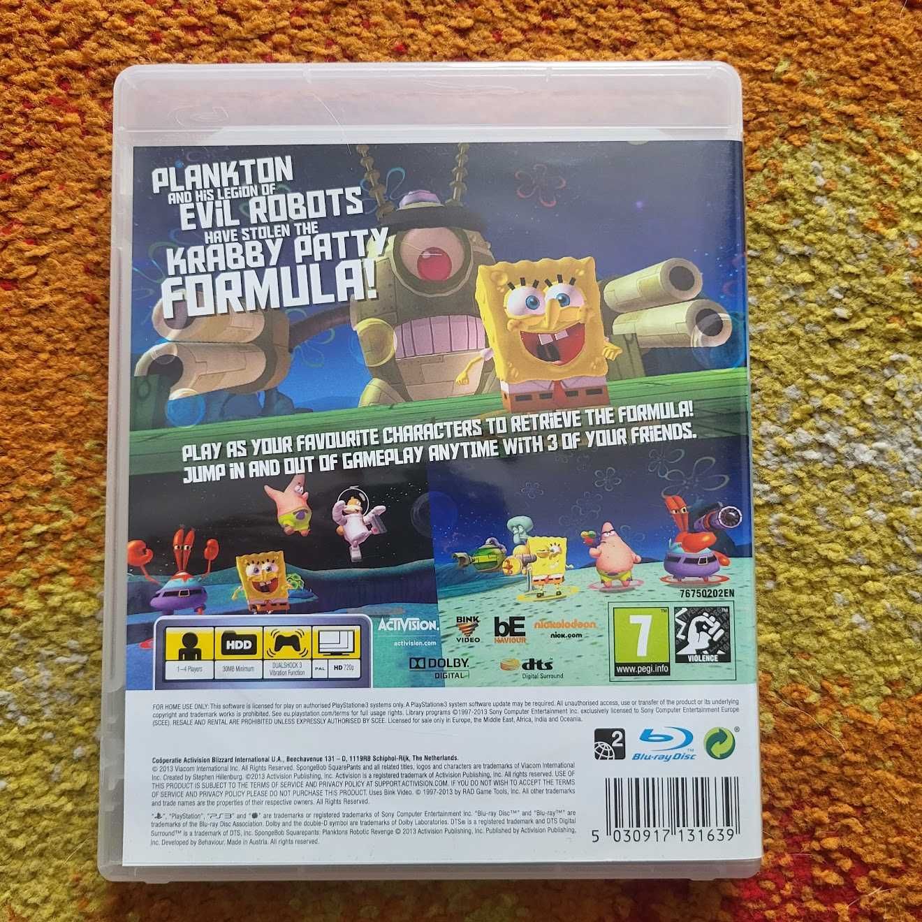 Spongebob Plankton's Robotic Revenge PS3 Playstation 3, Skup/Sprzedaż
