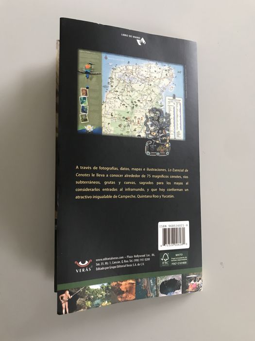 Guia mapa de cenotes Península de Yucatán no Mexico