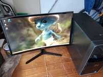 Komputer PC zestaw monitor 24 + stacja