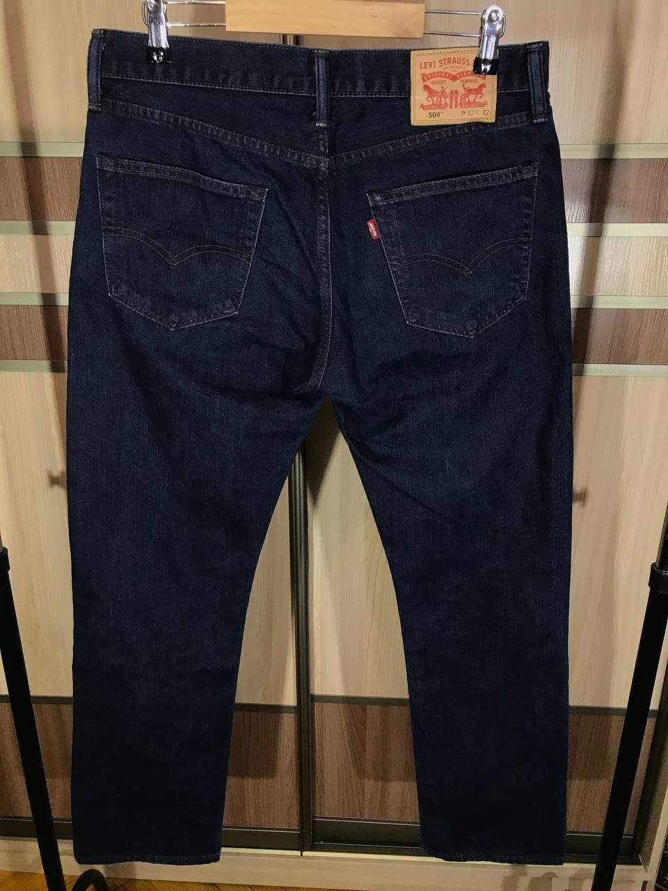 Мужские джинсы штаны Levi's 504 Size 32/32 оригинал