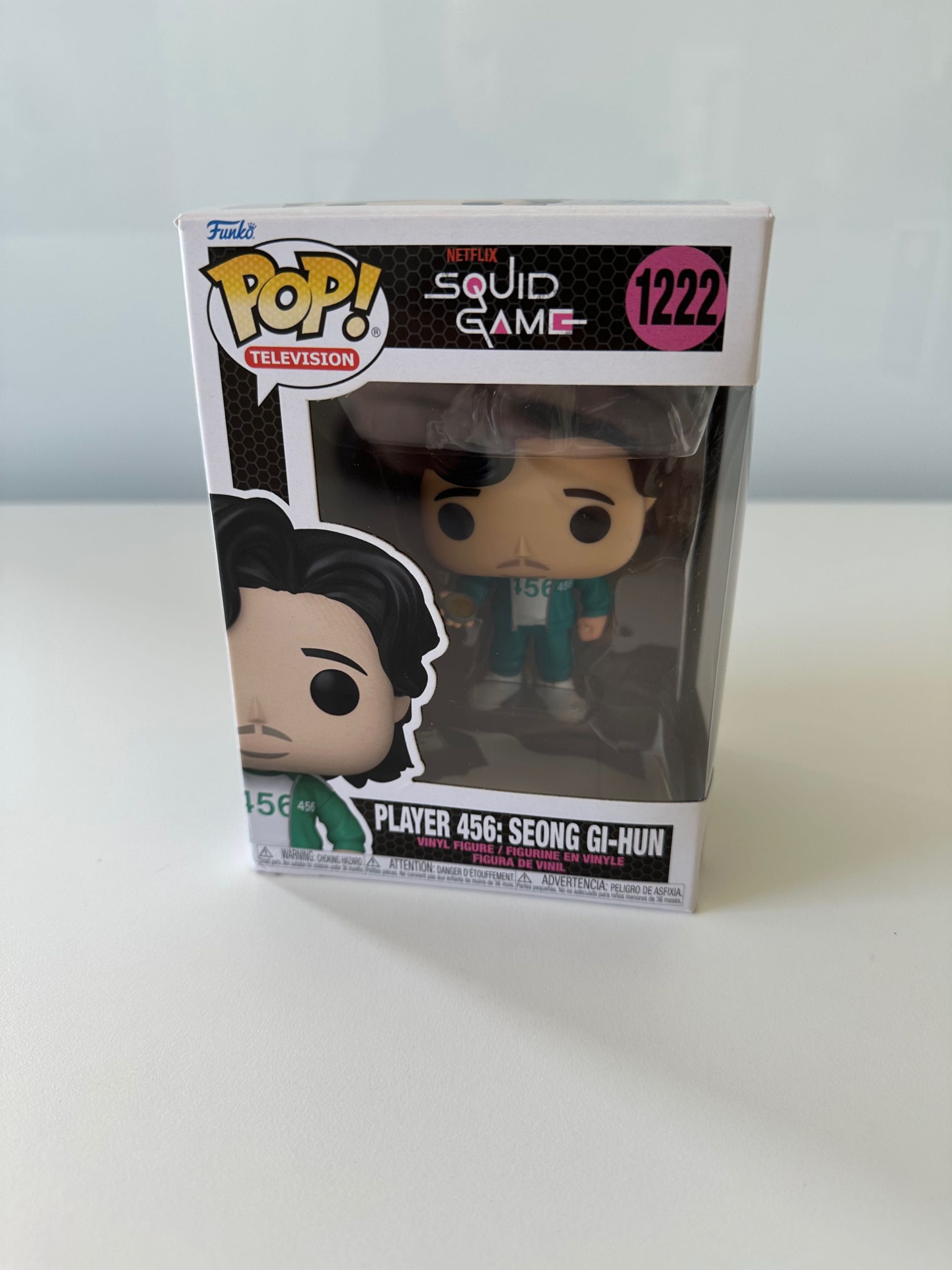 Funko Pop Player 456: Song Gi-Hun 1222 Squid Game