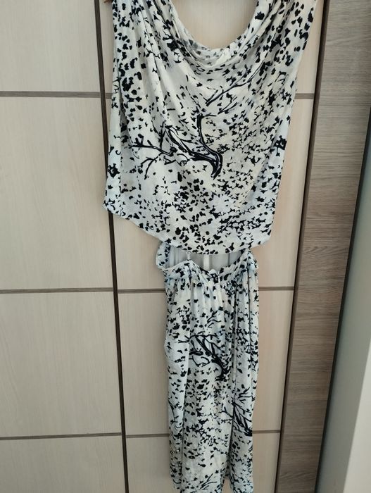 Długa sukienka letnia Balenciaga Paris