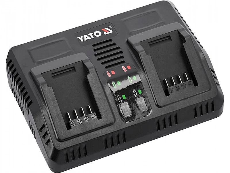 Ładowarka Podwójna Do Akumulatorów Systemu 18v 2.2a Yt- Yato