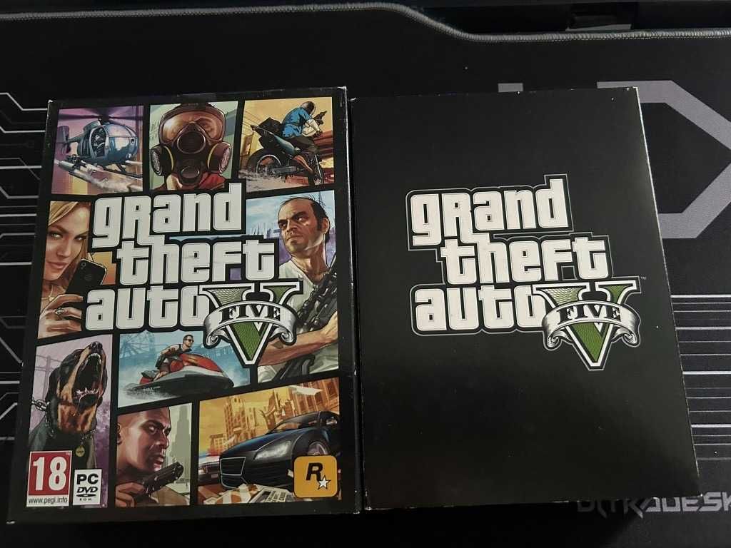 GTA 5 (Grand Theft Auto 5) PC [Edycja kolekcjionerska] Płyty (7 płyt)