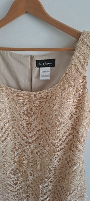 Vestido de Cerimónia com Abrigo em organza