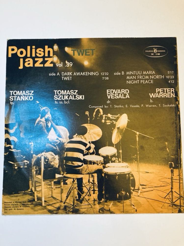 Polish Jazz, Twet, Stańko, Szukalski, Vesala, Warren