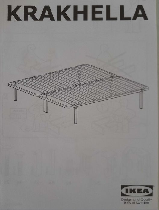 Estrado Cama 1.40 x 2.00 com colchao