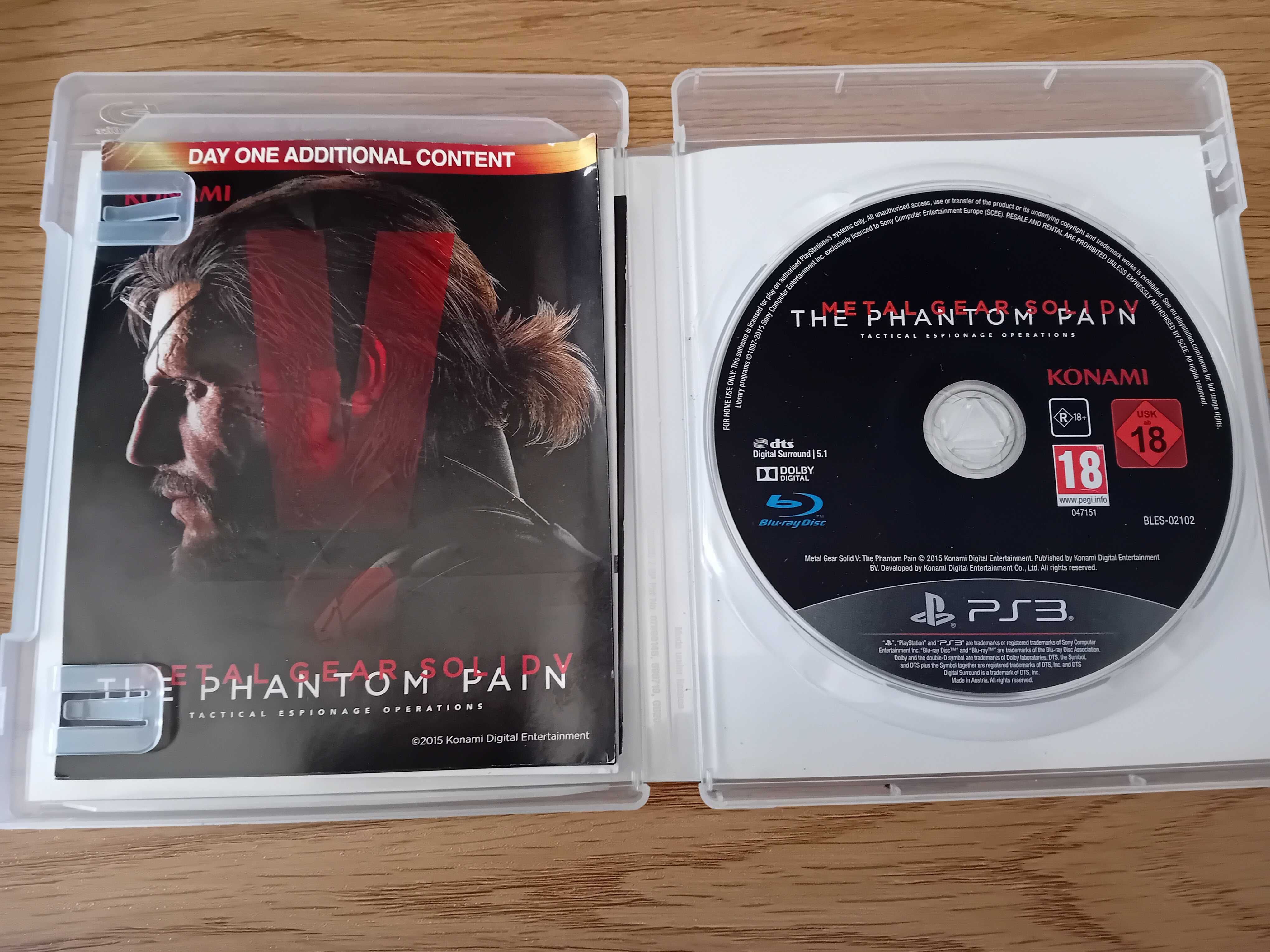 Jogo Metal Gear Solid V The Phantom Pain PS3