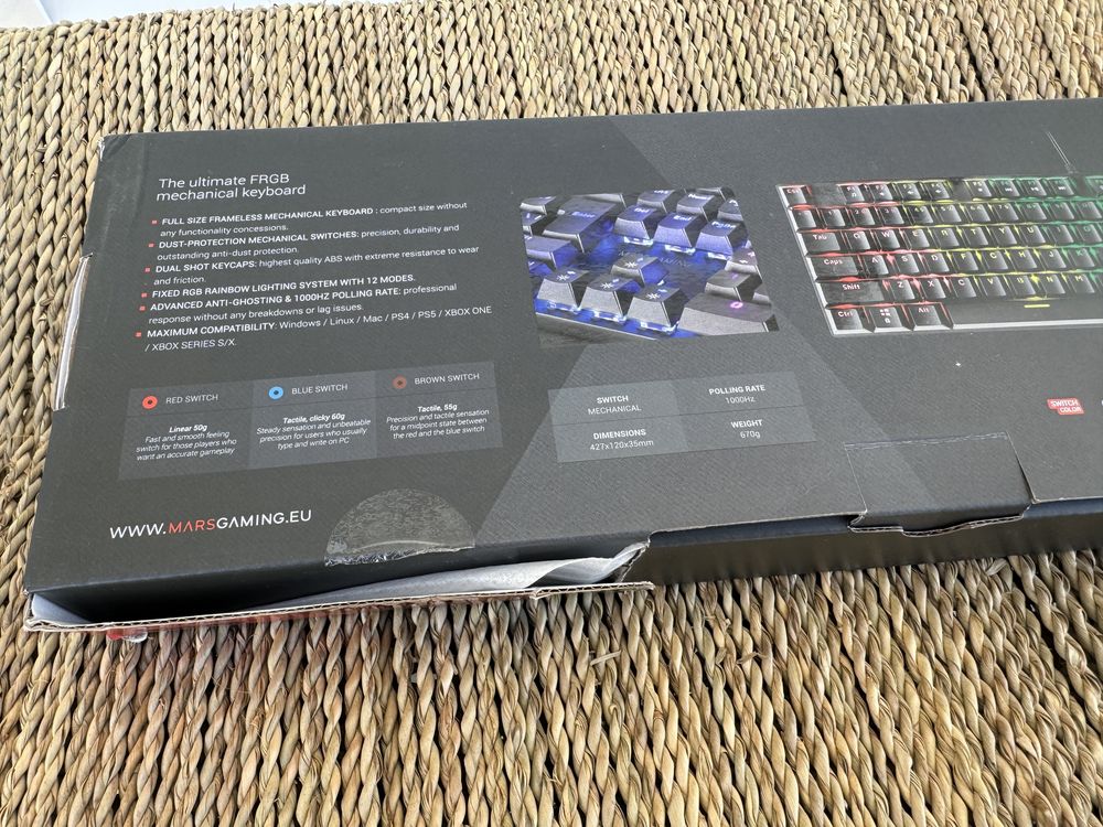 Teclado Mars Gaming NOVO