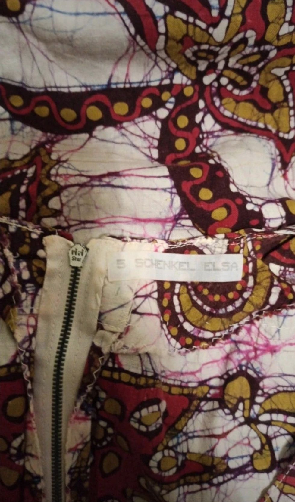 vintage sukienka przed kolano ELSA rozmiar m
