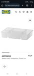 Antonius ikea wkład plastkikowy z przegródkami