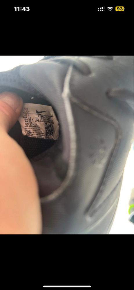 Chuteiras criança nike