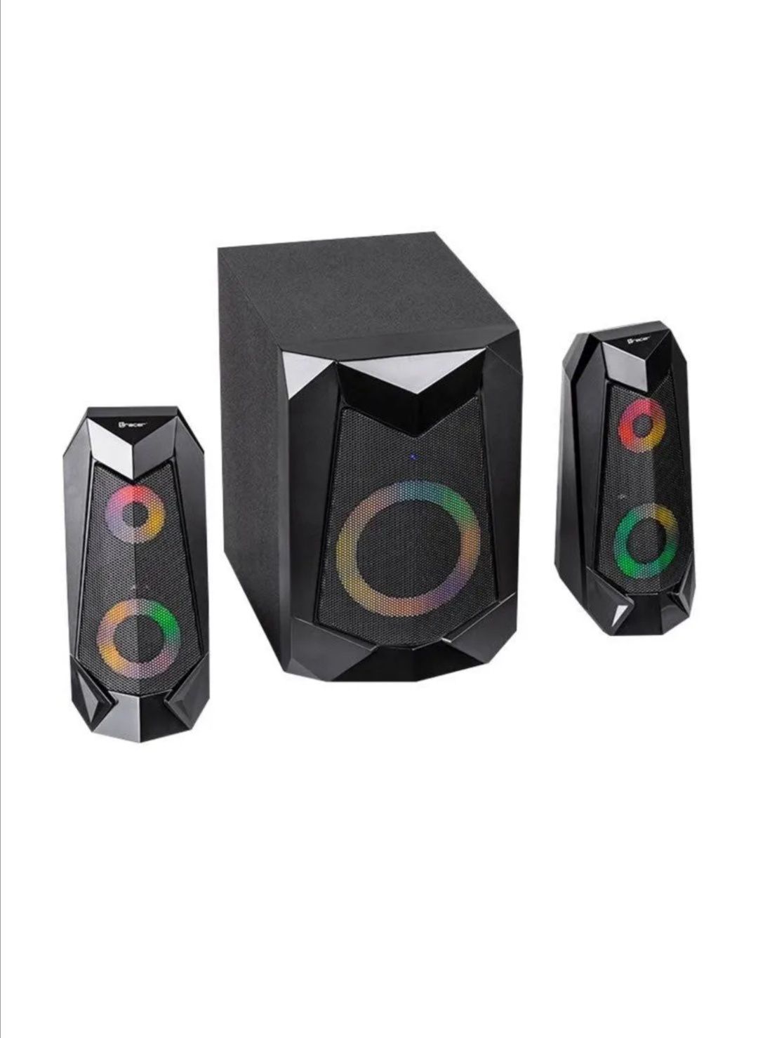 Głośniki komputerowe Tracer 2.1 Hi Cube BT  RGB świetny stan