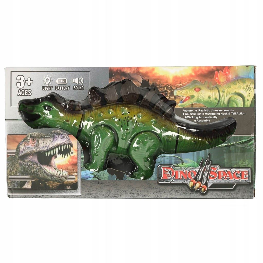 Dinozaur Interaktywny Stegozaur Zabawka Interaktywna Chodzi Ryczy