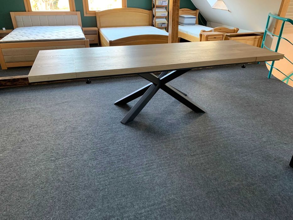 Stół 280x90 rozkładany  LOFT EGGER HALIFAX Duży