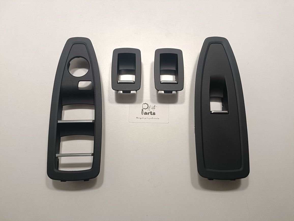 Conjunto de molduras dos levanta vidros das portas BMW série F