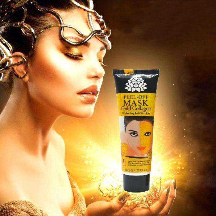 Máscara Gold Collagen Facial. Bisnaga 120g. Envio Grátis. Cacem