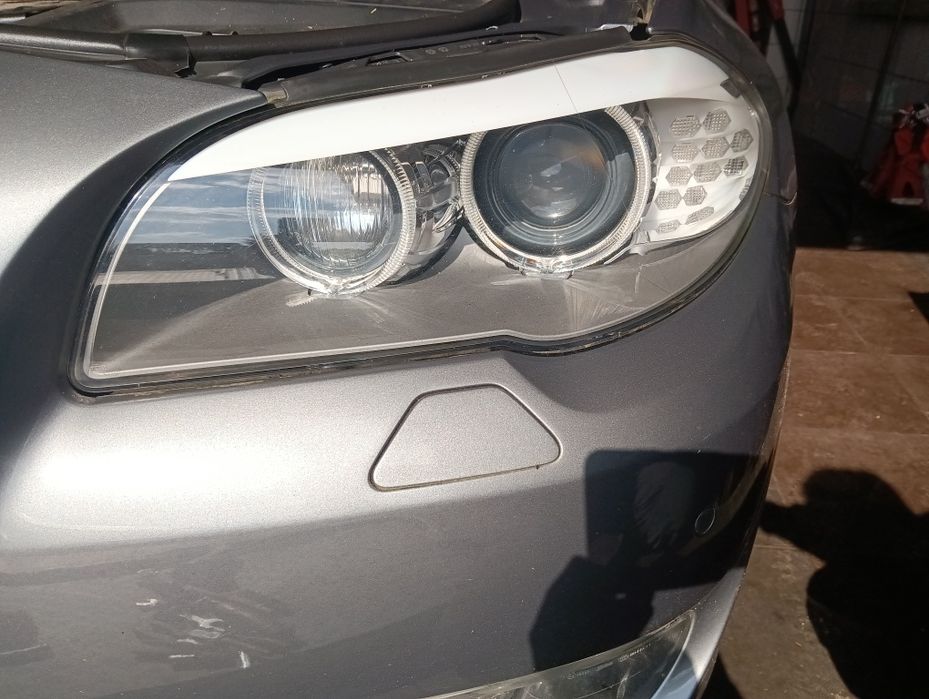 BMW F10 F11 2x lampa super stan bi Xenon skrętny LED prawa lewa dynami