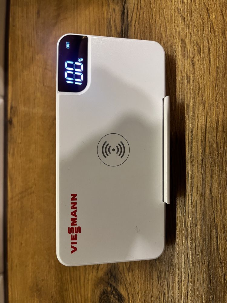 Powerbank 10000mah wyświetlacz, indukcja. USB C .