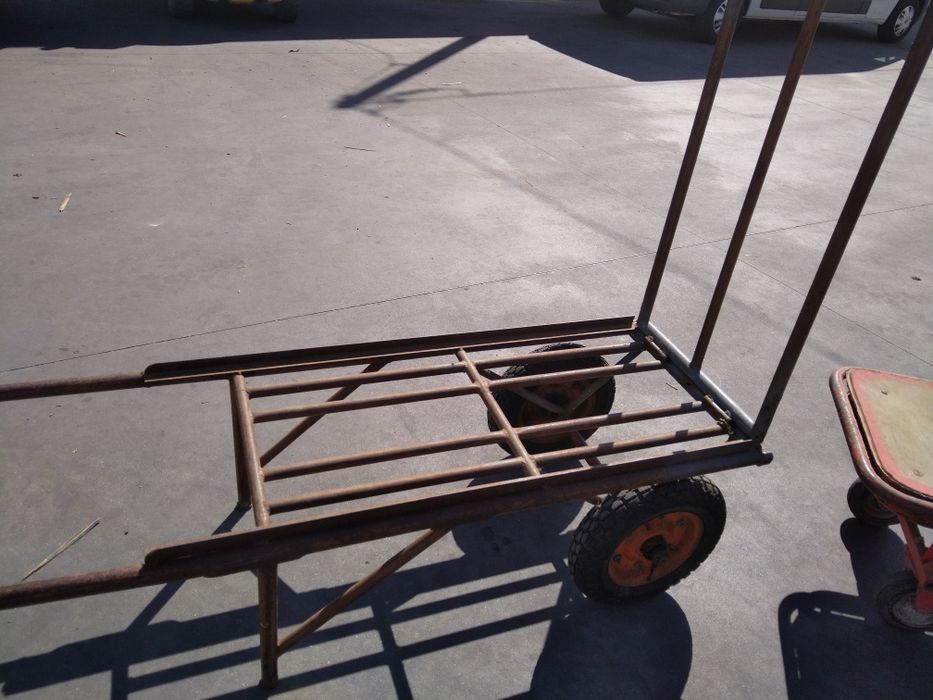 Carrinho para transporte de frutas e batata