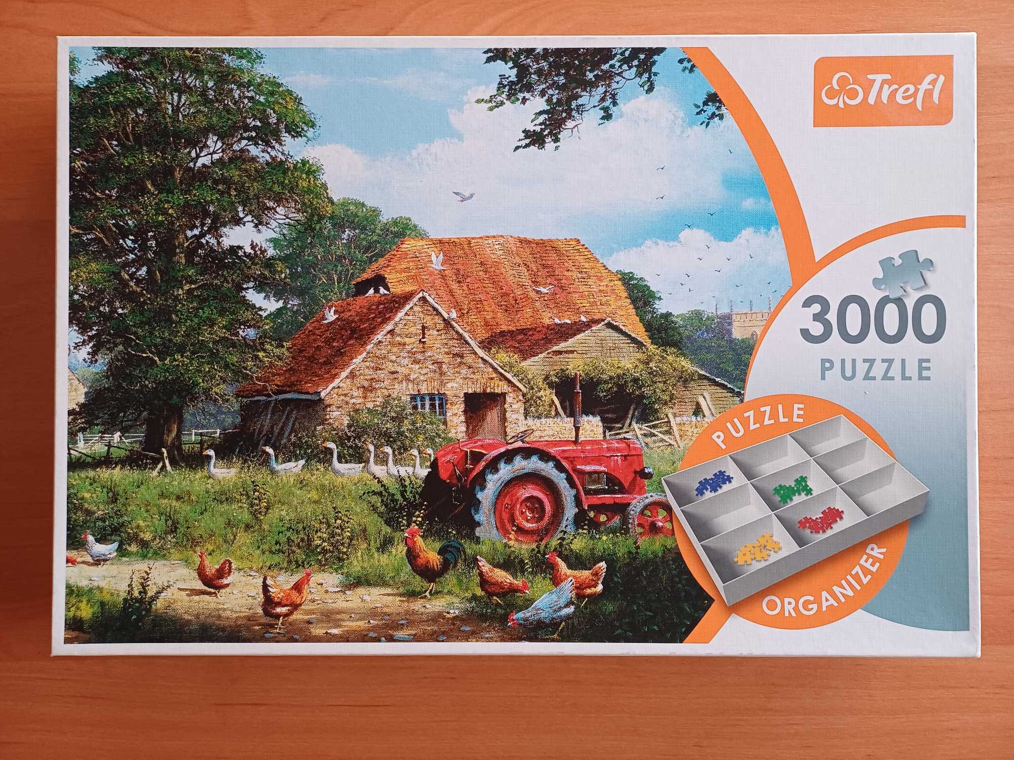 Puzzle trefl cottage wieś 3000 nr 33061 unikat charytatywnie