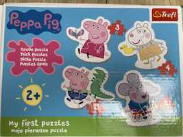 Pierwsze puzzle Świnka Peppa Trefl 2+