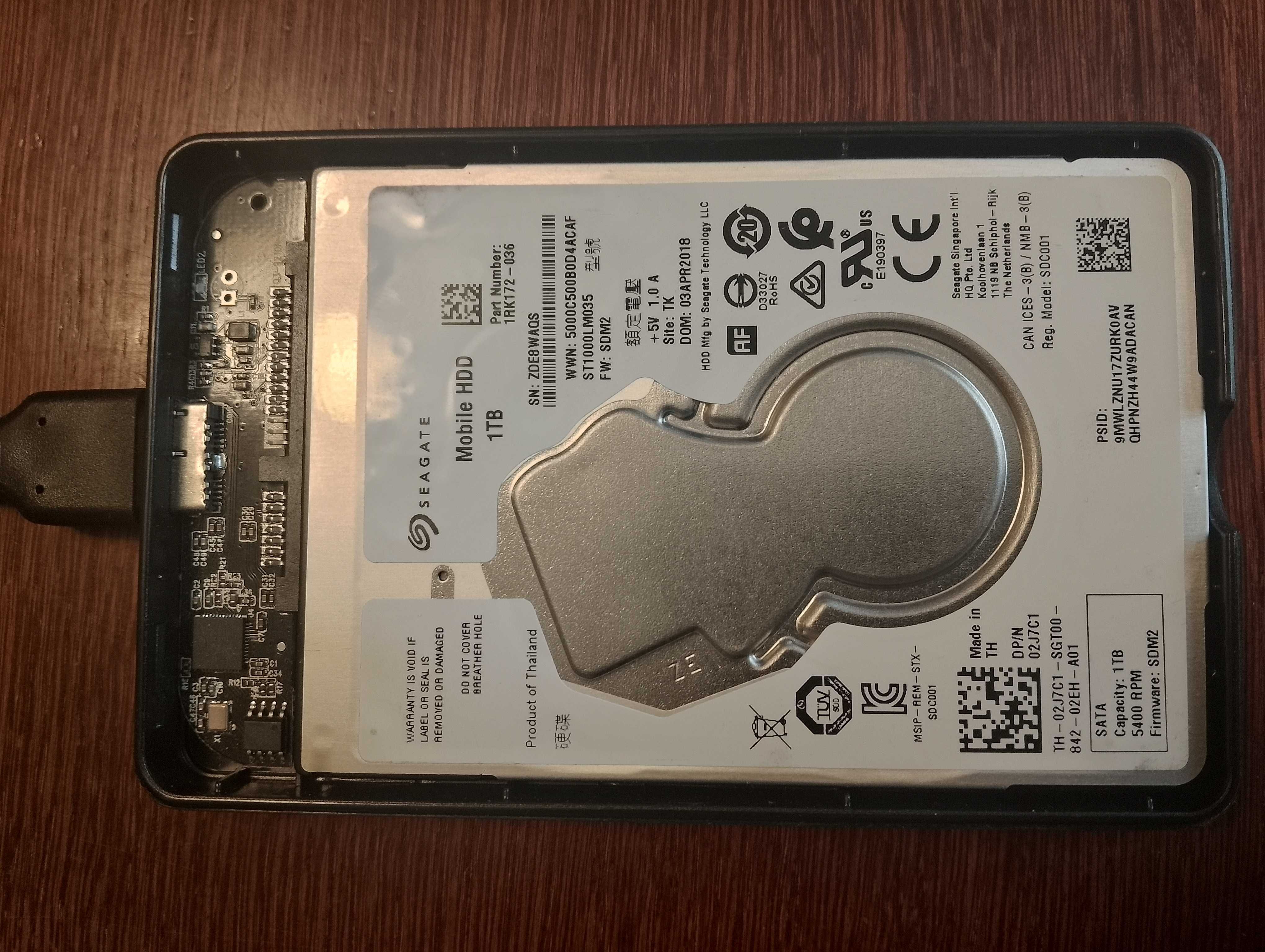 Dysk Przenośny Zewnętrzny 1TB USB 3.0