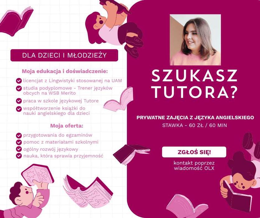 Korepetycje z języka angielskiego