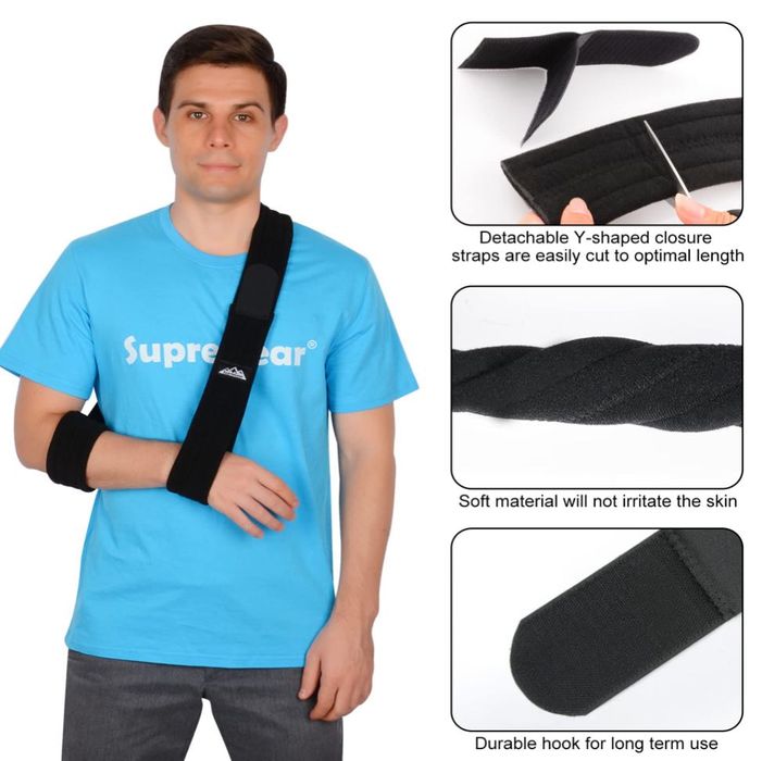 SupreGear pas na ramię temblak 180cm lekki wygodny regulowany