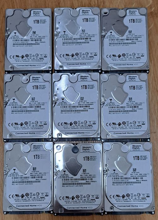 Nowy dysk twardy 1tb 1000gb wd WD10JUCT sata 2,5 laptopa ps3 ps4 xbox