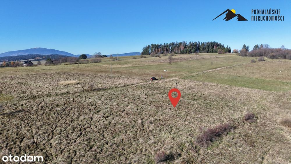 Duża działka budowlana w malowniczym Podsarniu