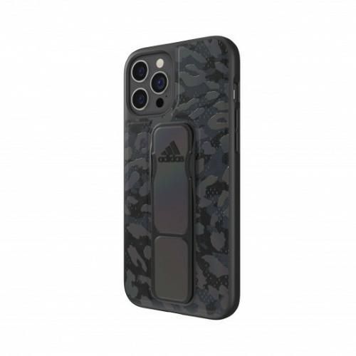 Etui Adidas SP Grip Leopard do iPhone 12 Pro Max - Czarno-Szary