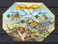 Znaczki Wyspy Salomona - Dzikie koty - Tygrys, tygrysy