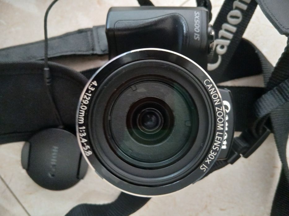 Máquina Fotográfica Canon PowerShot SX500 IS como nova + Acessórios