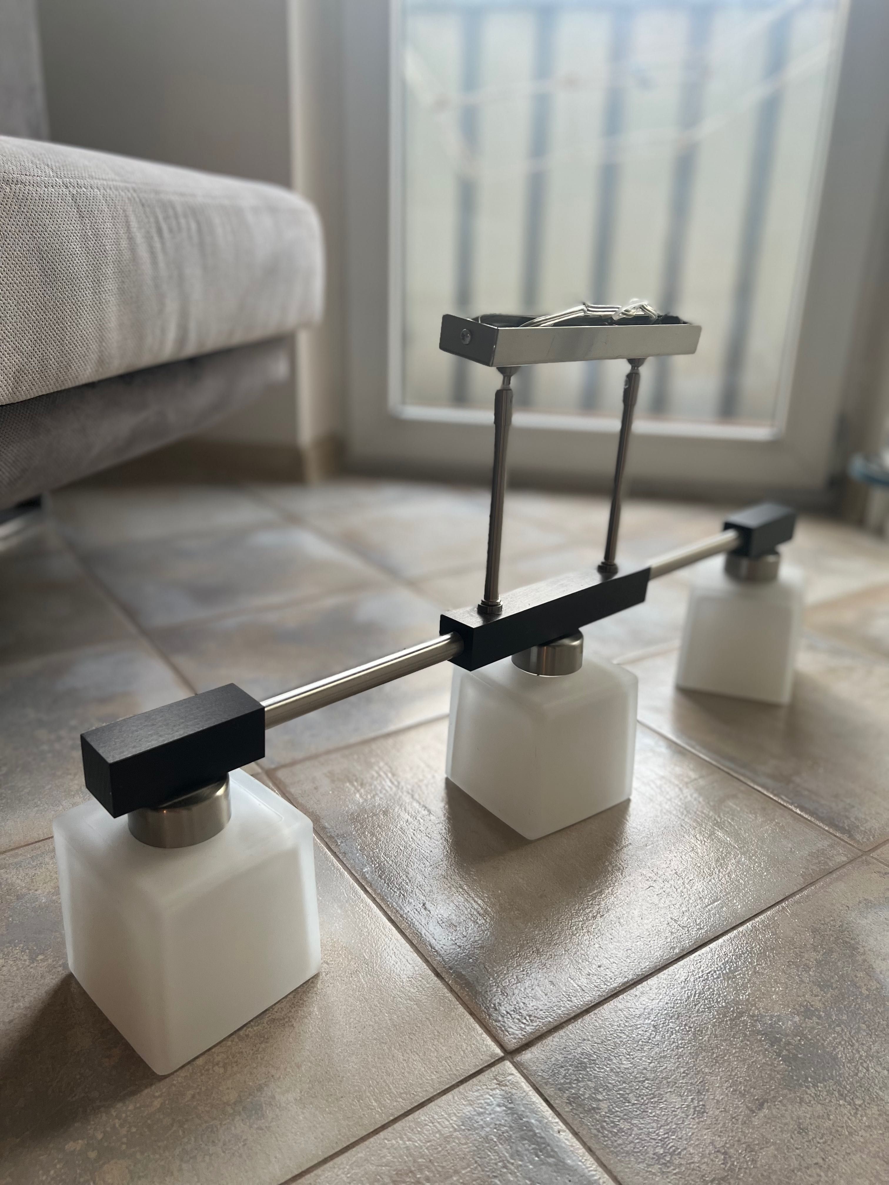 Żyrandol 3 lampy biały Leroy Merlin