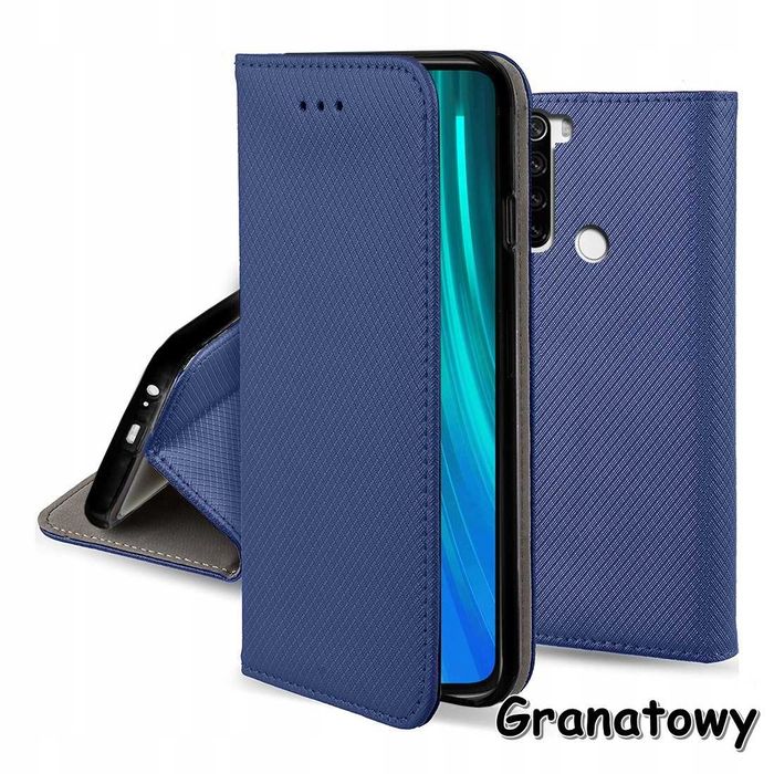 Etui Smart Magnet do Xiaomi Redmi Note 8T + Szkło Hartowane