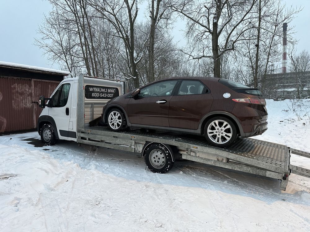 Auto laweta Fiat Ducato prawo jazdy kat B Warszawa